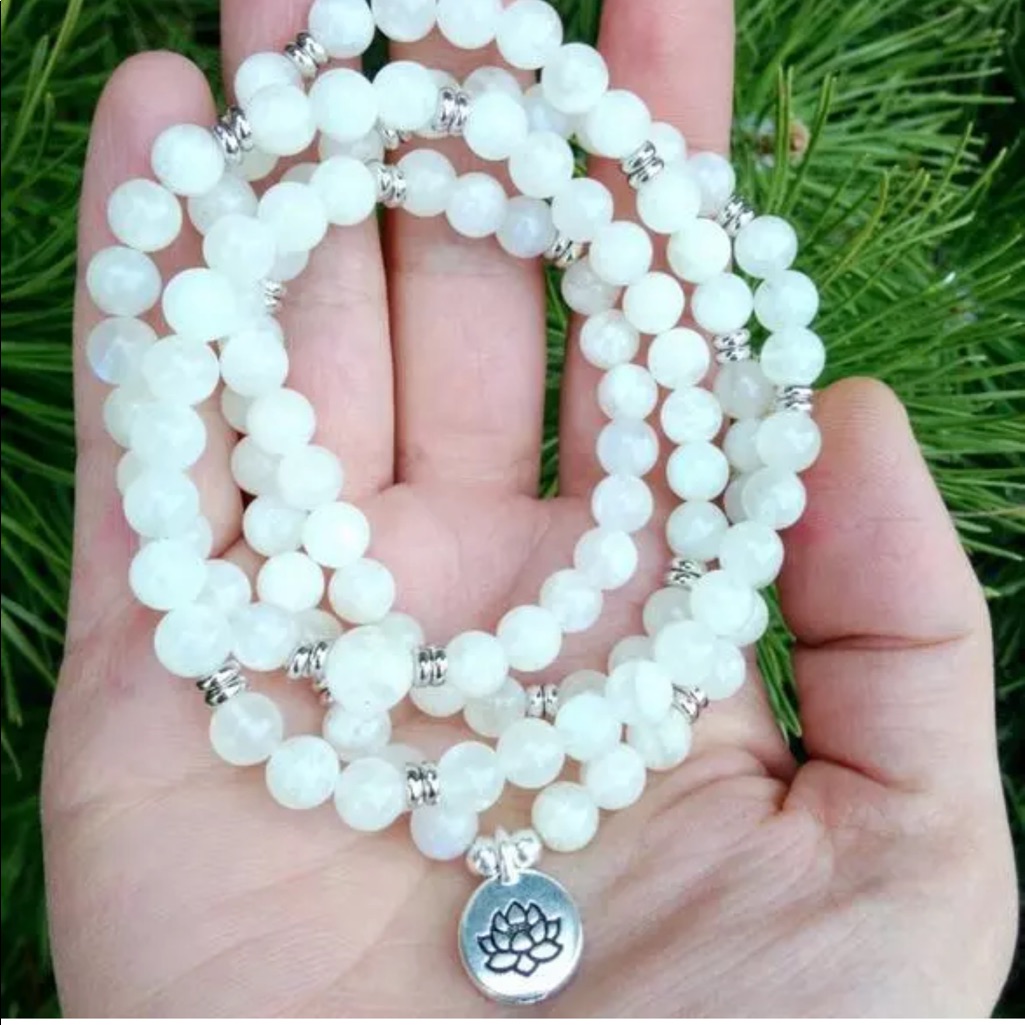 Lotus Quartz Crystal Gemstone NecklaceBracelet 28$